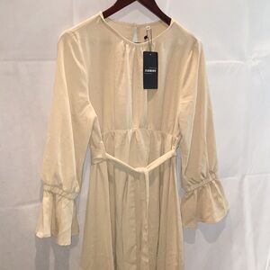 NWT Beige Long Sleeve Maxi Dress | Size M